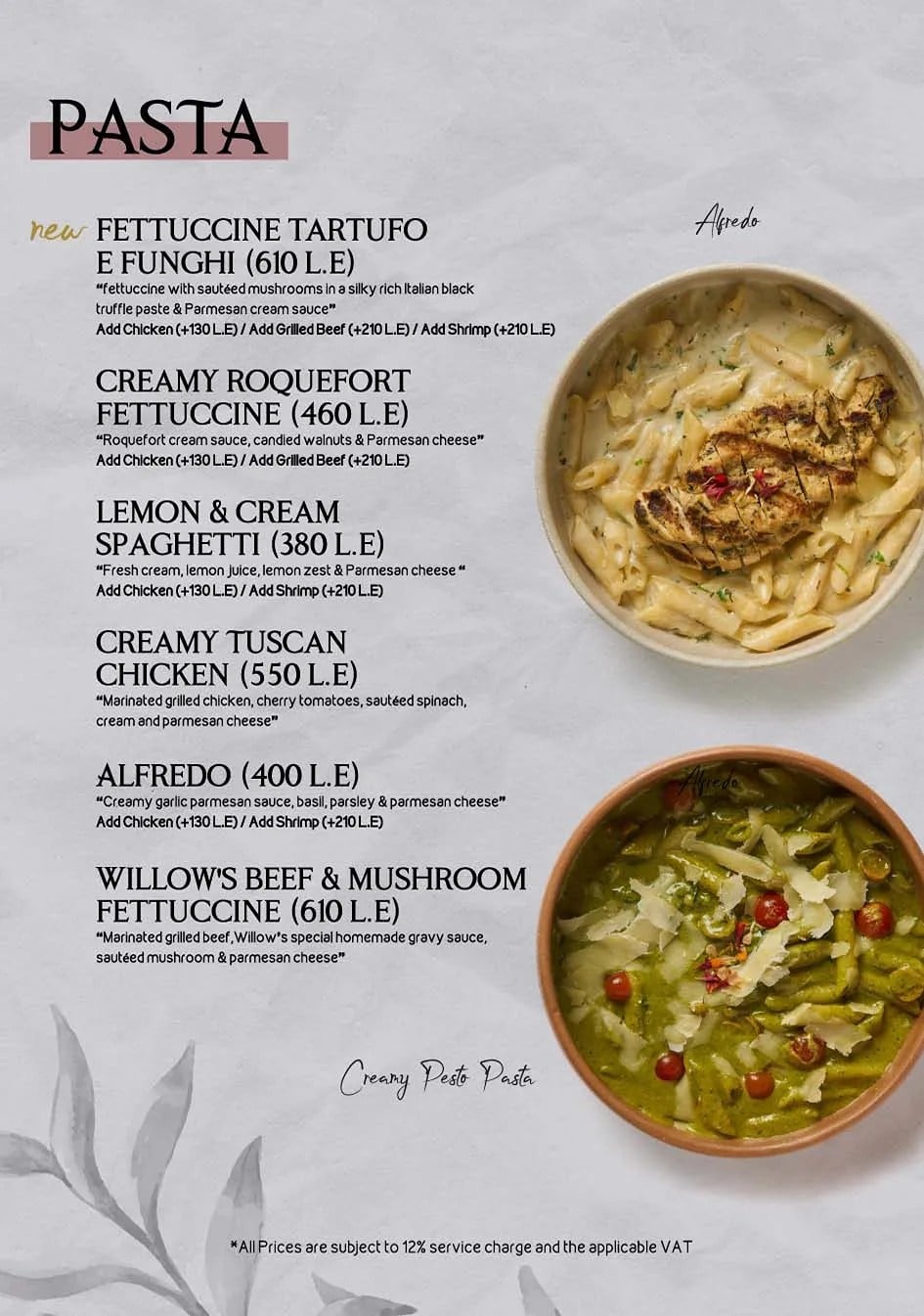 All Day Menu, page 25