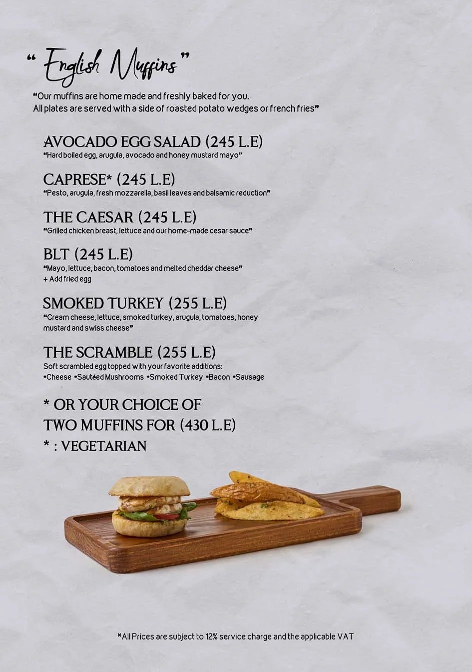 Breakfast Menu, page 8