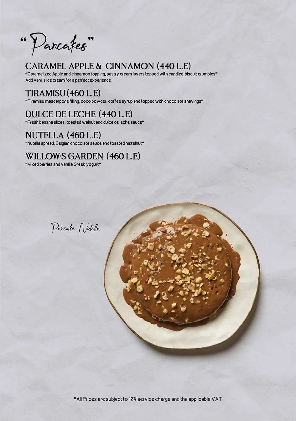 Breakfast Menu, page 16