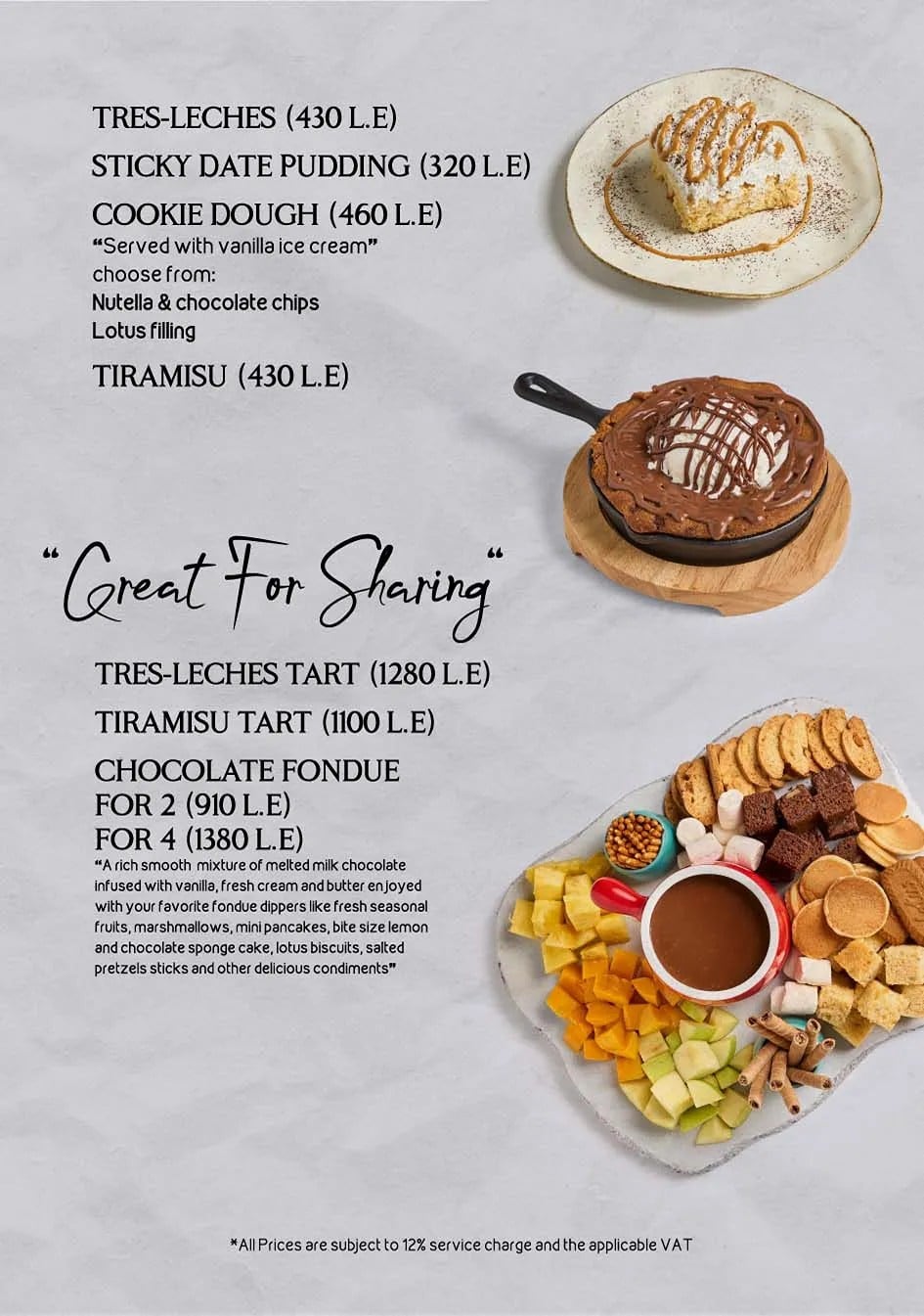 Breakfast Menu, page 19